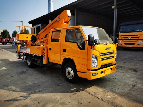 國六18S江鈴雙排高空作業(yè)車(chē)