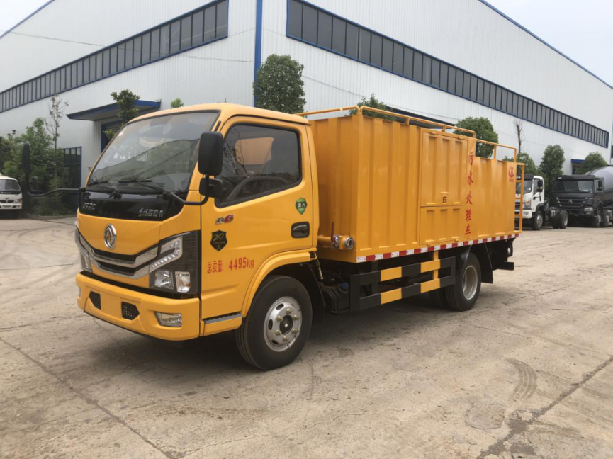 國六東風(fēng)3308軸距污水處理車(chē)介紹