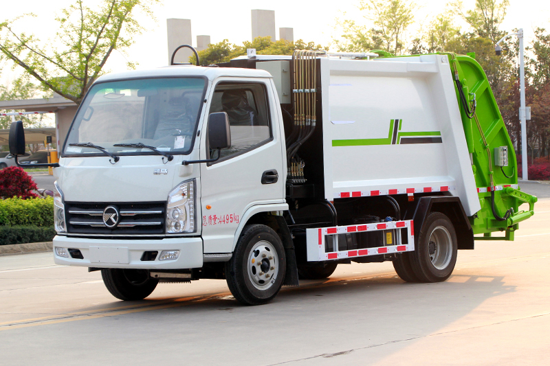 國六 藍牌 4方 凱馬壓縮垃圾車(chē)