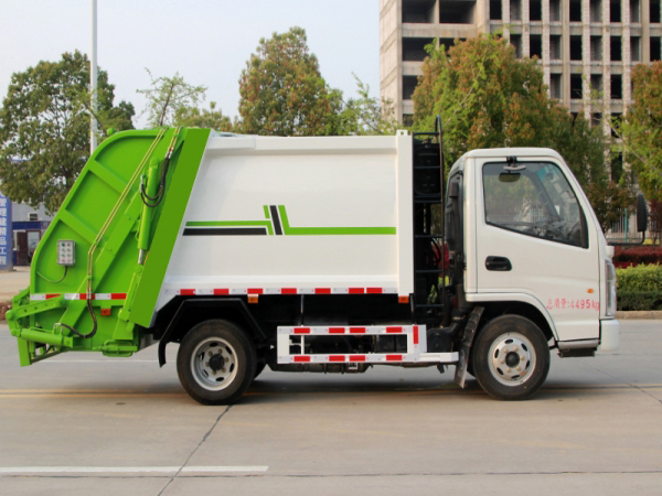 國六 藍牌 4方 凱馬壓縮垃圾車(chē)