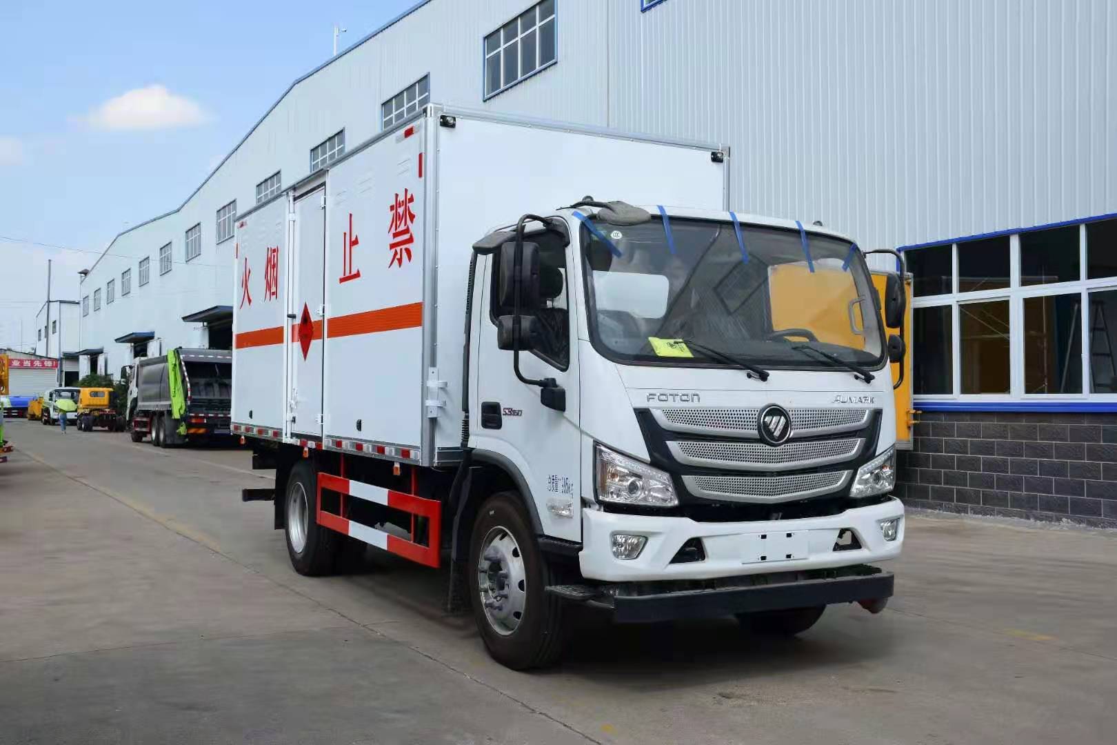 福田歐馬可5.15米氣體廂式運輸車(chē)