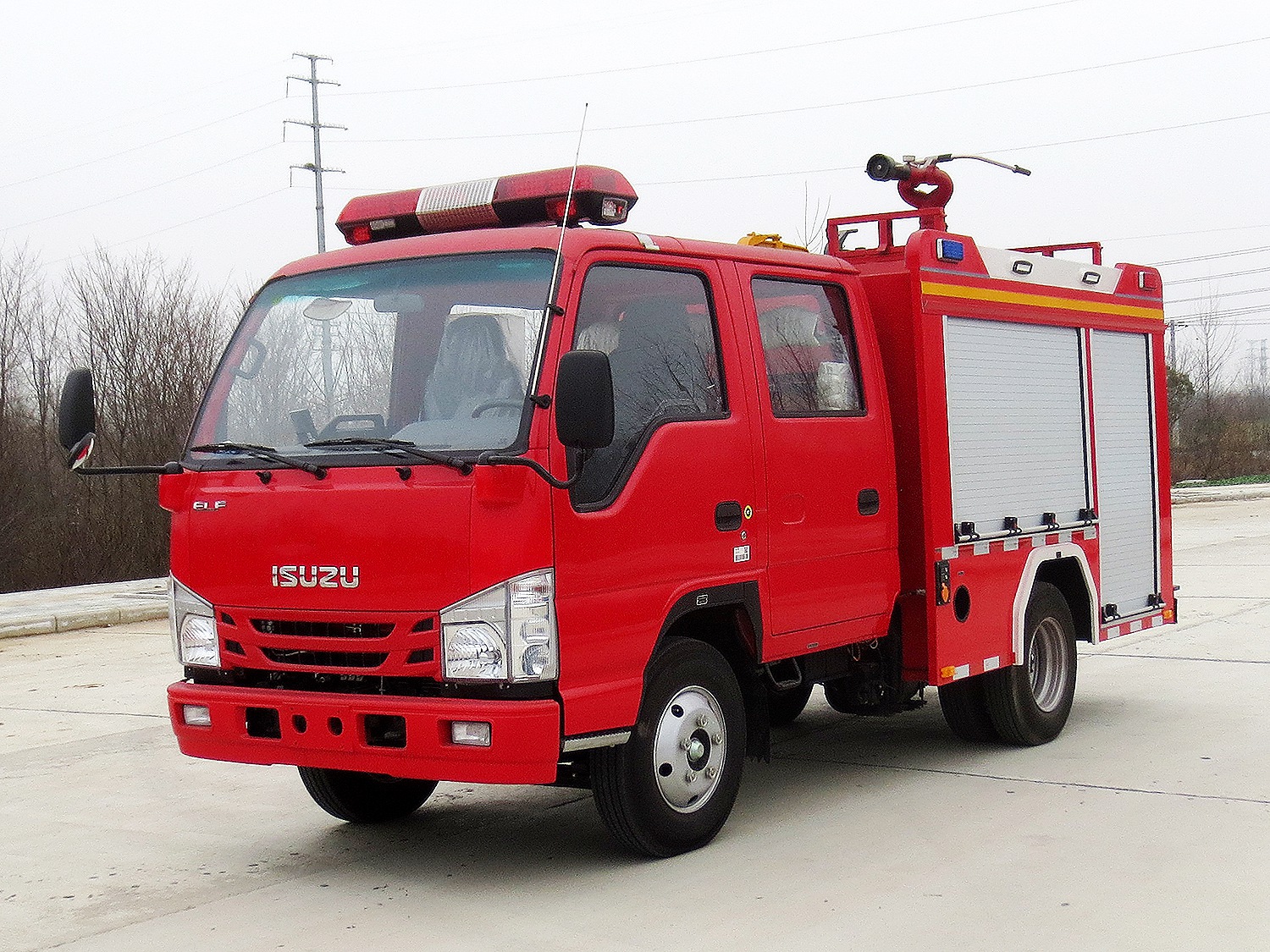 國六慶鈴100P藍牌水罐消防車(chē)