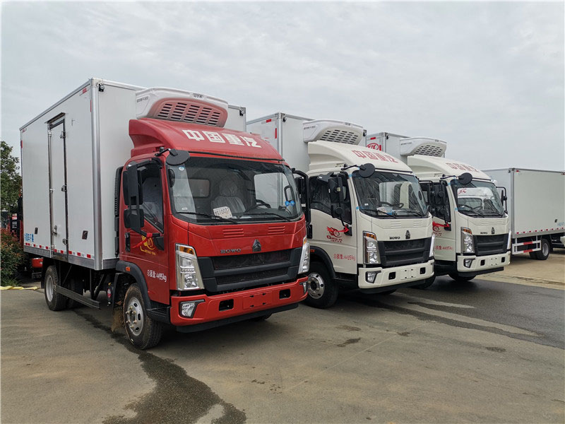重汽豪沃4.2米藍牌冷藏車(chē)